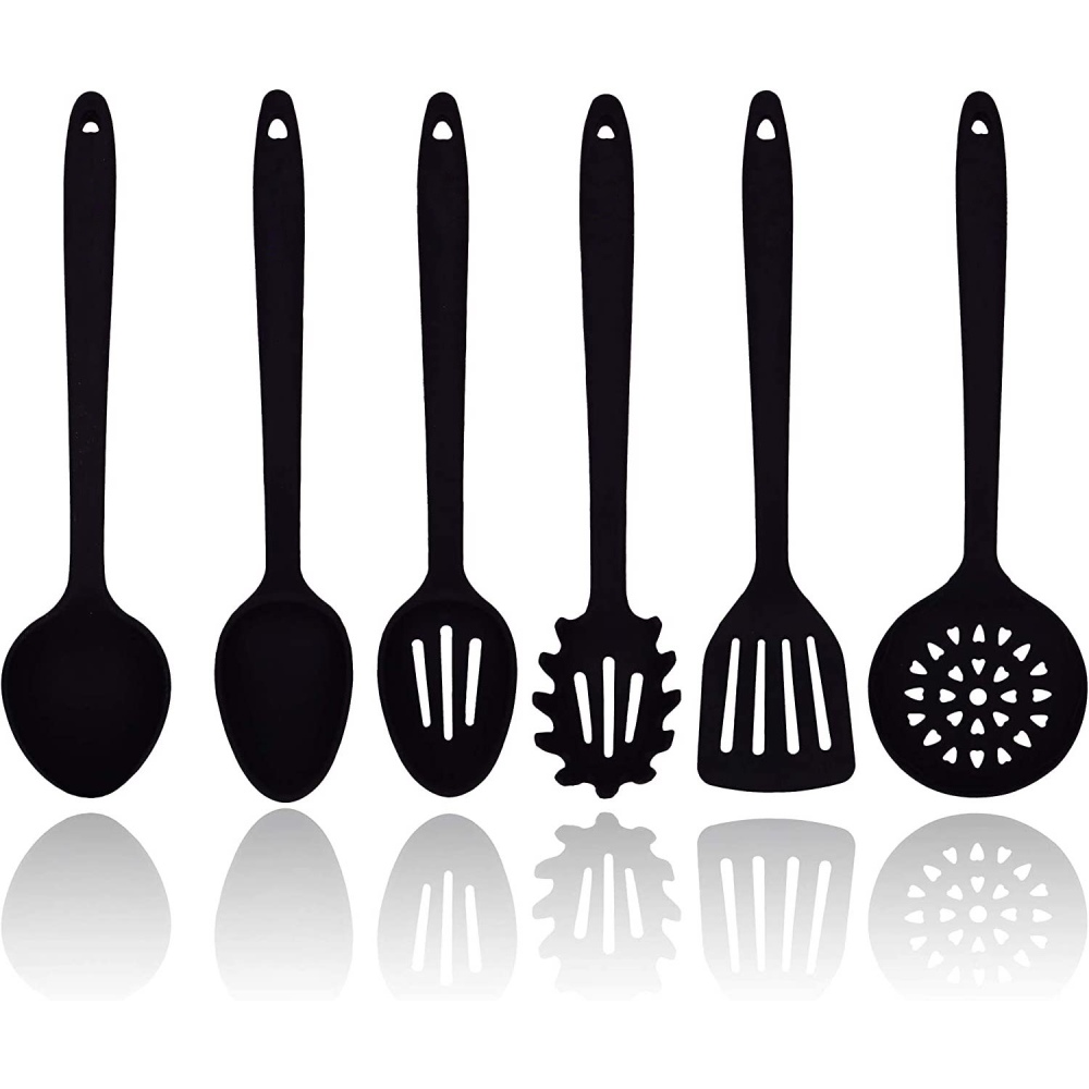 Silicone Cooking Utensils Set (Gray)