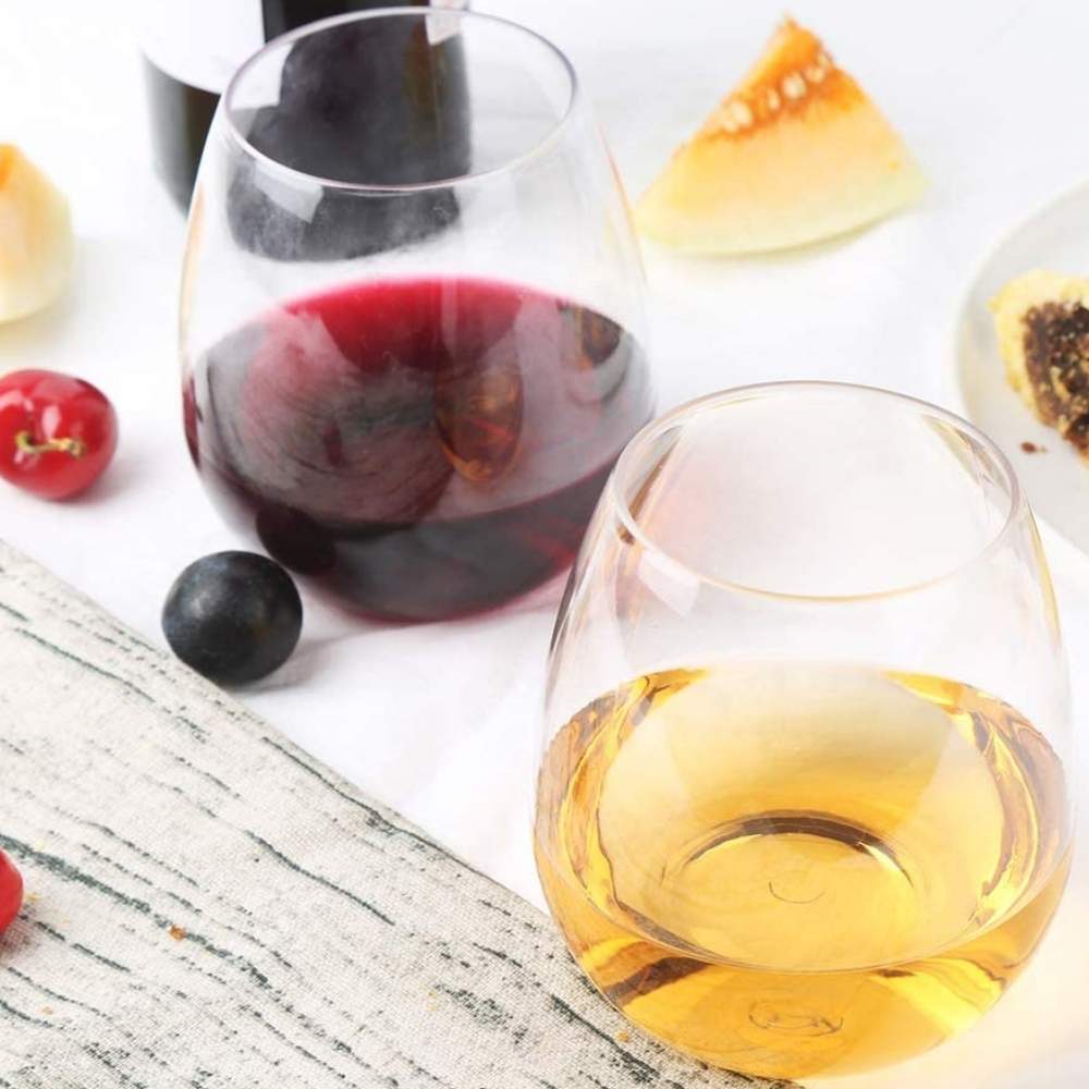 Plastic Stemless Wine Glass