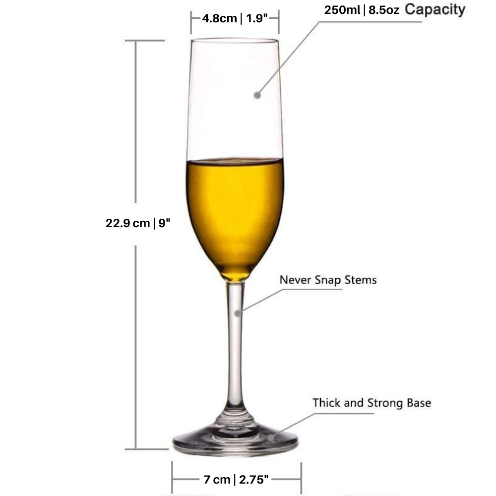 unbreakable plastic champagne flute online selling
